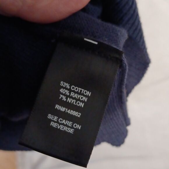 Torrid Rainbow Stripe Navy Sweater - Picture 6 of 8